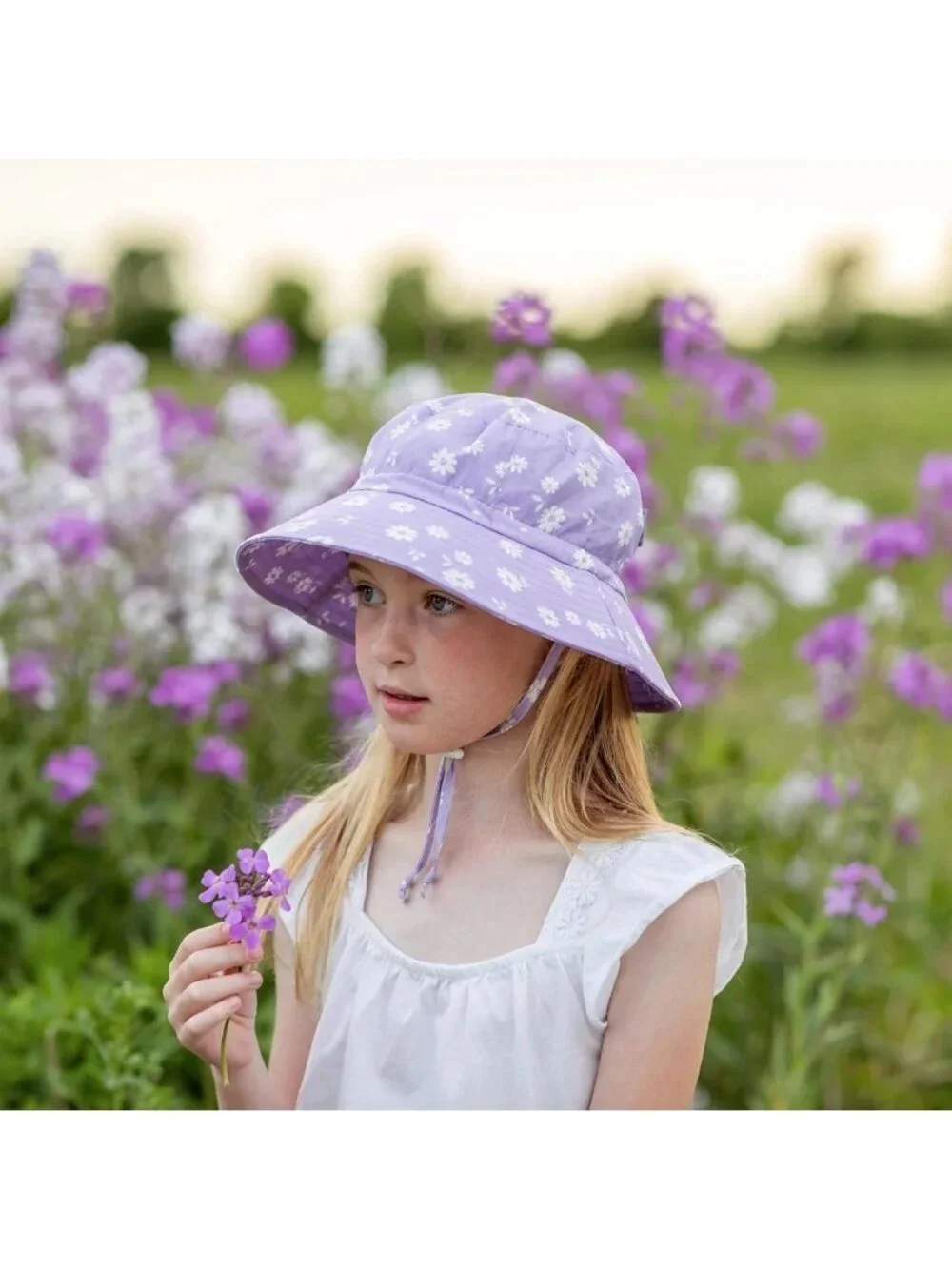 Grow-with-Me Cotton Bucket Sun Hats for Baby & Kids - UV Protection, Adjustable